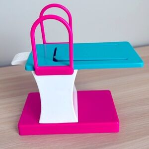 Barbie Dreamhouse Swim And Dive Puppy Diving Board‎ Pink White Blue